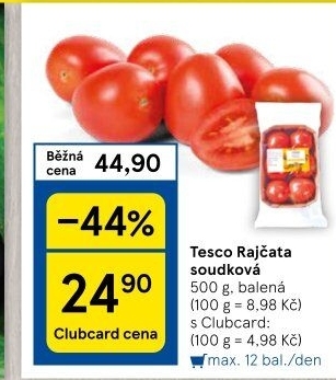 Rajčata soudková Tesco