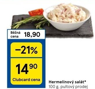 Salát hermelínový