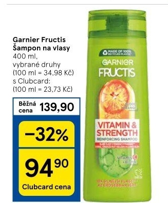Šampon Fructis Garnier