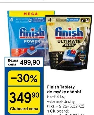 Tablety do myčky Finish
