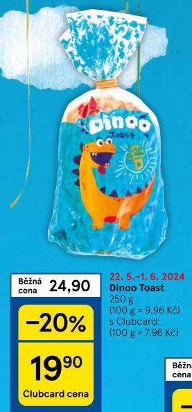 Toastový chléb Dinoo Odkolek