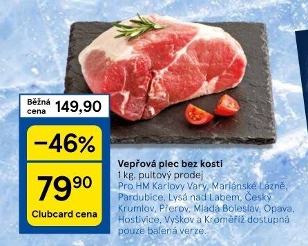 Vepřová plec bez kosti