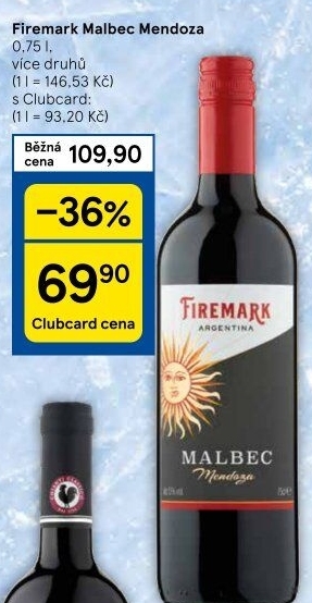 Víno Malbec Mendoza Firemark