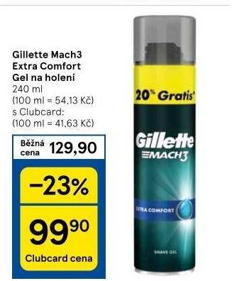 Gel na holení pánský Mach 3 Gillette