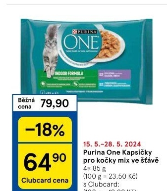 Kapsičky pro kočky One Purina