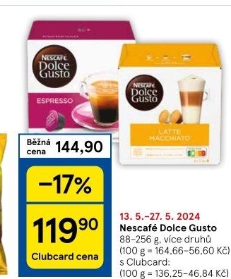 Kapsle Dolce Gusto Nescafé