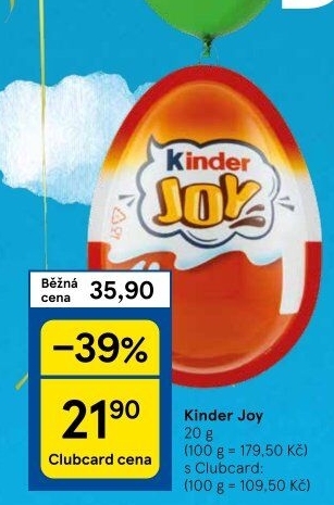 Kinder Joy s překvapením