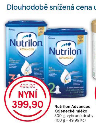 Kojenecká výživa Nutrilon Advanced