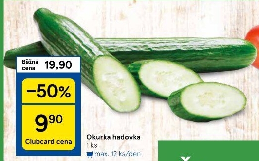Okurka salátová - hadovka