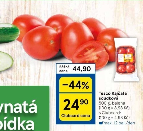 Rajčata soudková Tesco