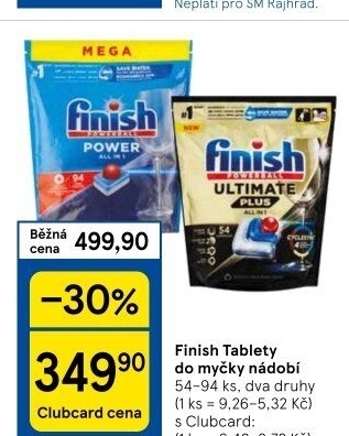 Tablety do myčky Finish
