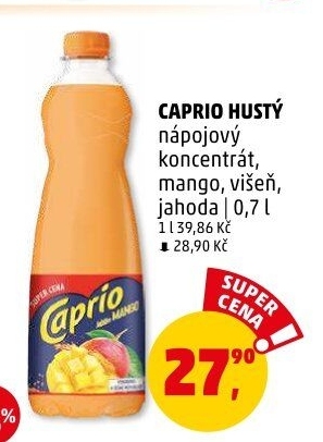 Nápojový koncentrát Caprio hustý