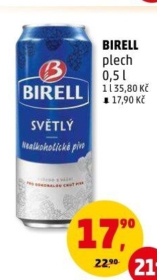 Nealkoholické pivo Birell