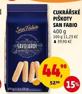 Piškoty cukrářské San Fabio