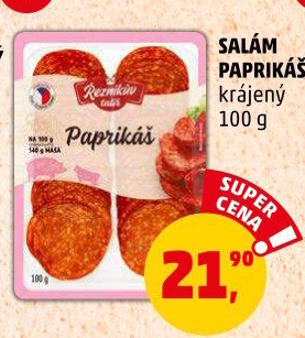 Salám Paprikáš Řezníkův talíř