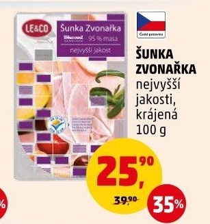 Šunka Zvonařka nejvyšší jakosti LE&amp