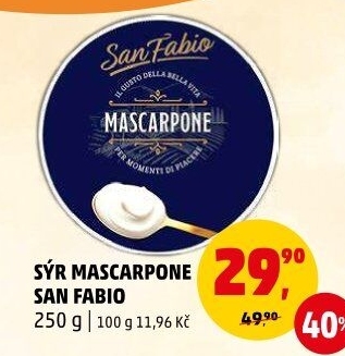 Sýr Mascarpone San Fabio
