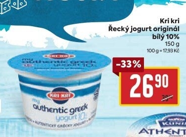 Bílý jogurt řecký Kri Kri
