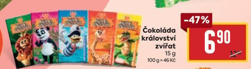 Čokoláda Animal Kingdom Kraš