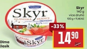 Dezert zakysaný ochucený Skyr Bohušovická mlékárna