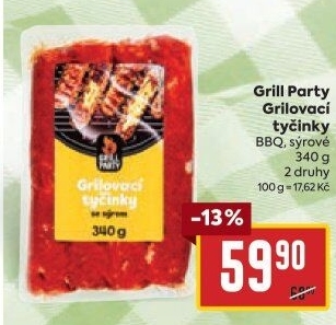 Grilovací tyčinky barbecue Grill Party