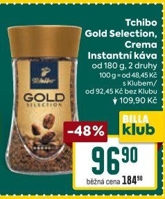 Instantní káva Tchibo Gold Selection