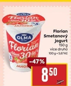Jogurt smetanový Florian Olma