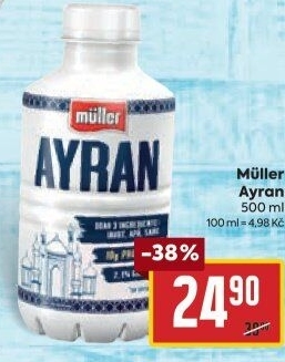 Jogurtový nápoj Ayran Müller