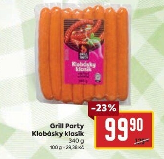Klobása klasik Grill Party