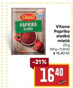 Koření Paprika sladká Vitana
