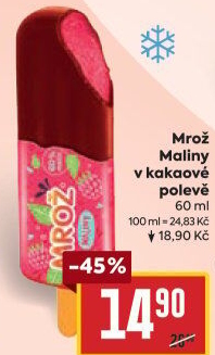 Nanuk Maliny v čokoládě Mrož Prima