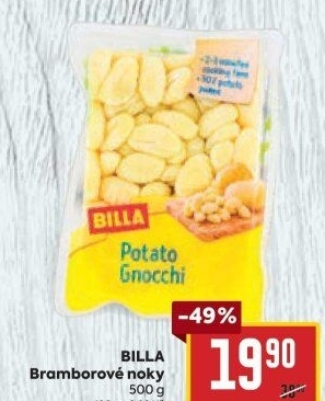 Noky bramborové Billa