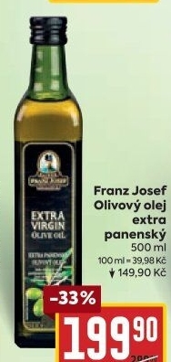 Olivový olej extra panenský Exclusive Franz Josef Kaiser