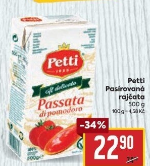 Pasírovaná rajčata Petti