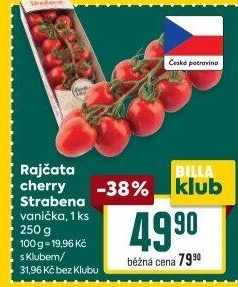 Rajčata cherry keříková Čerstvě utrženo