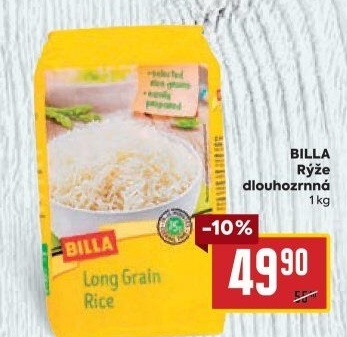 Rýže dlouhozrnná Billa