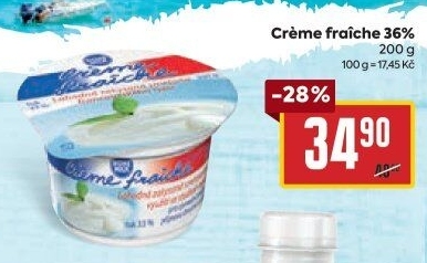 Smetana Cremefine Fraiche Bohemilk