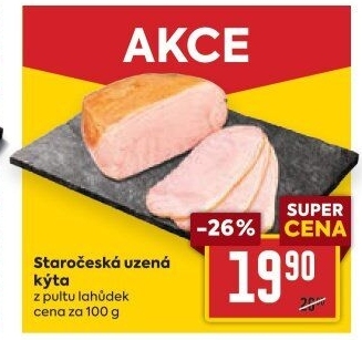 Staročeská kýta uzená