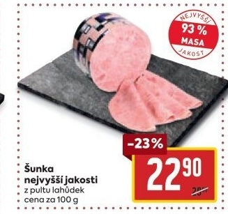 Šunka nejvyšší jakosti