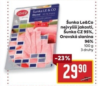 Šunka nejvyšší jakosti LE&amp
