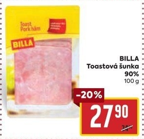 Šunka toastová Billa