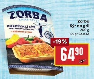 Sýr na gril Zorba