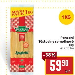 Těstoviny Panzani
