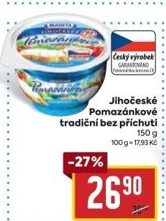 Tradiční pomazánkové Jihočeské Madeta