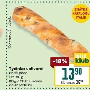 Tyčinka s olivami