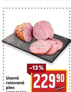 Uzená rolovaná plec