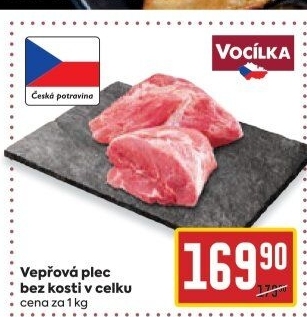 Vepřová plec bez kosti Vocílka