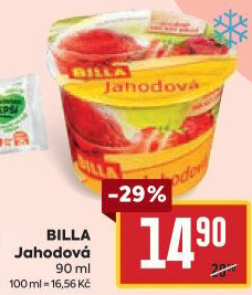 Zmrzlina v kelímku Billa