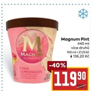Zmrzlina v kelímku Magnum Algida