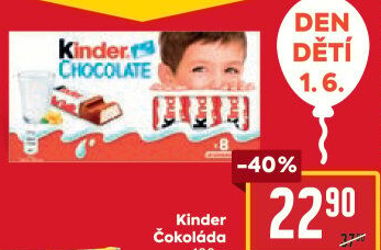 Čokoládky Kinder